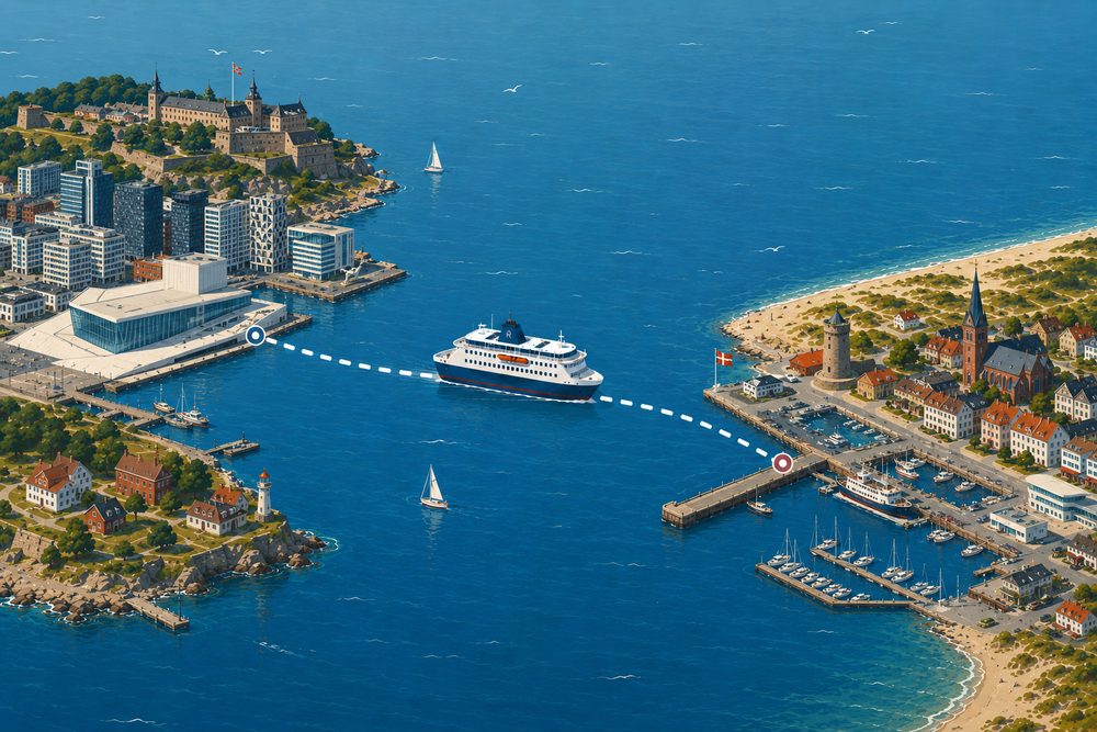Ferge på ruten Bergen/Stavanger–Hirtshals