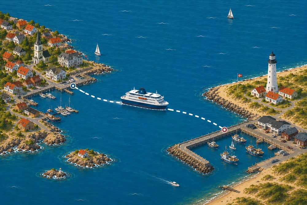 Ferge på ruten Langesund–Hirtshals