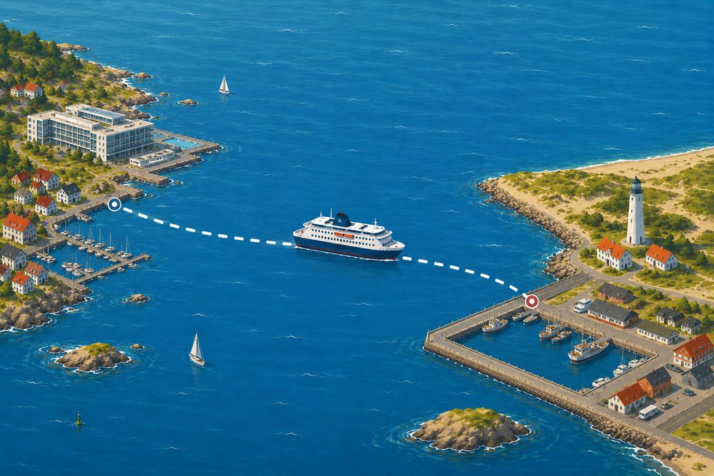 Ferge på ruten Larvik–Hirtshals